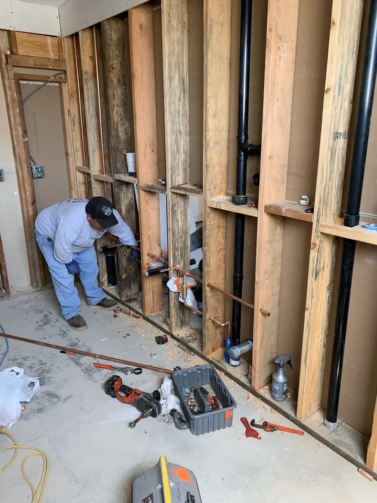 Commercial rough-in plumbing for Gas Line Repair in Laurel Creek